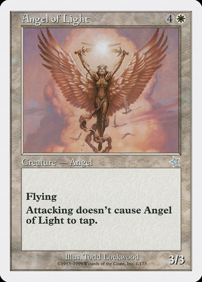 Angel of Light – Uncommon Magic: The Gathering card from Starter 1999 (#1)