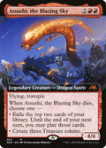 Atsushi, the Blazing Sky – Mythic Magic: The Gathering card from Kamigawa: Neon Dynasty (#463)