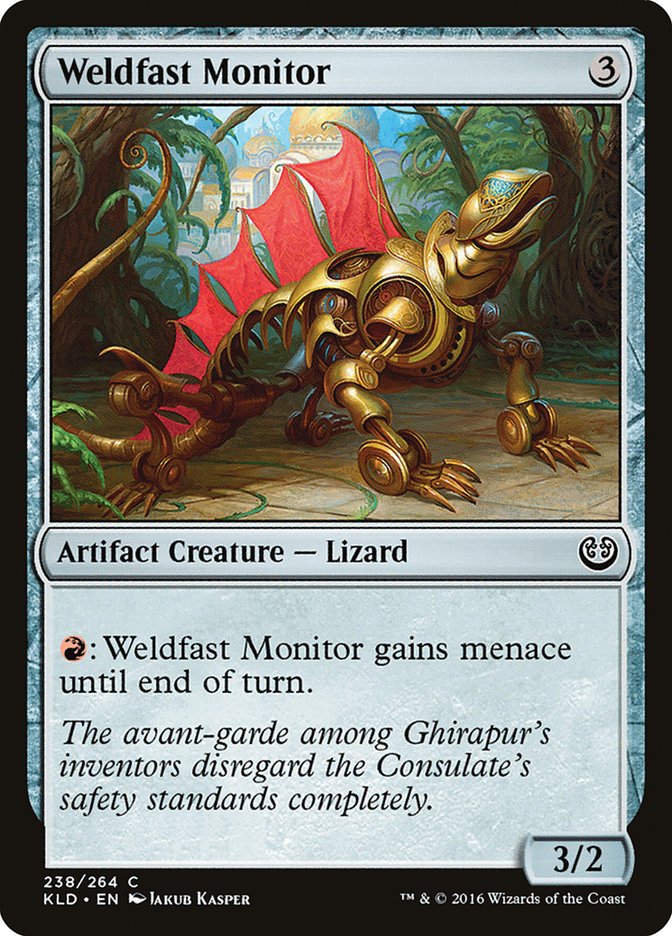 Weldfast Monitor – Common Magic: The Gathering card from Kaladesh (#238)