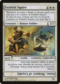 Faithful Squire // Kaiso, Memory of Loyalty – Uncommon Magic: The Gathering card from Betrayers of Kamigawa (#3)