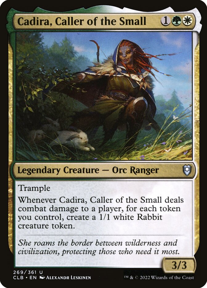 Cadira, Caller of the Small – Uncommon Magic: The Gathering card from Commander Legends: Battle for Baldur's Gate (#269)
