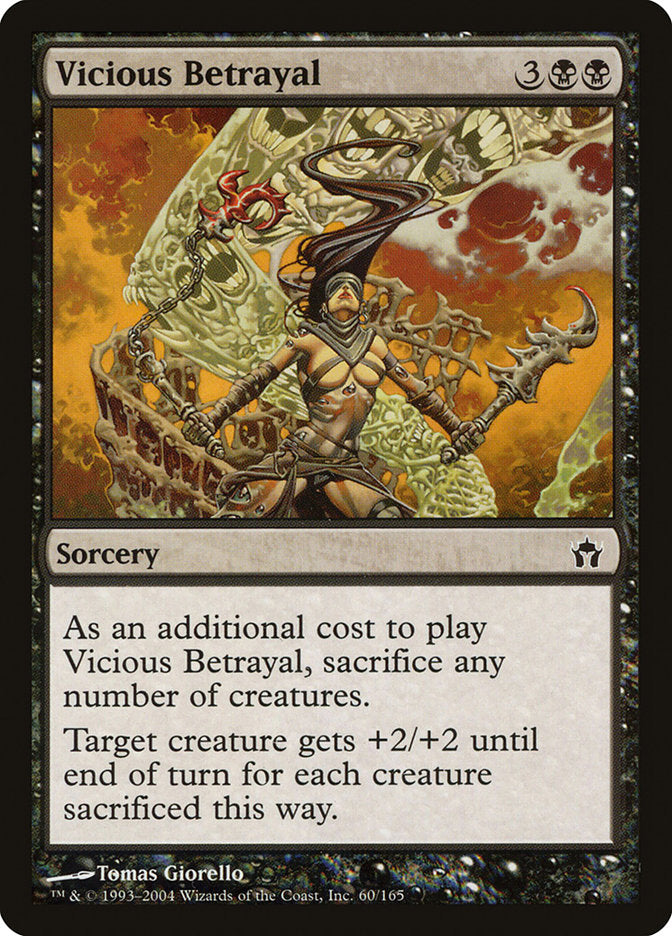 Vicious Betrayal – Common Magic: The Gathering card from Fifth Dawn (#60)