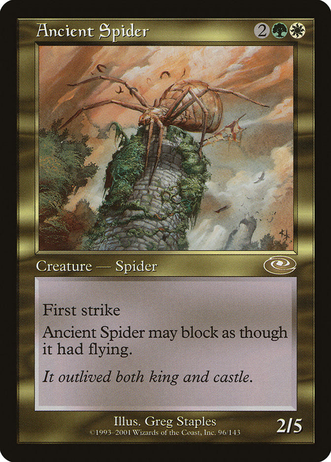 Ancient Spider – Rare Magic: The Gathering card from Planeshift (#96)
