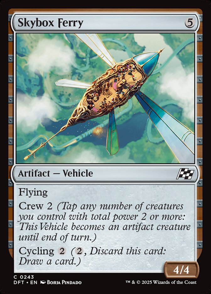 Skybox Ferry – Common Magic: The Gathering card from Aetherdrift (#243)