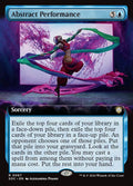Abstract Performance – Rare Magic: The Gathering card from Secrets of Strixhaven Commander (#67)