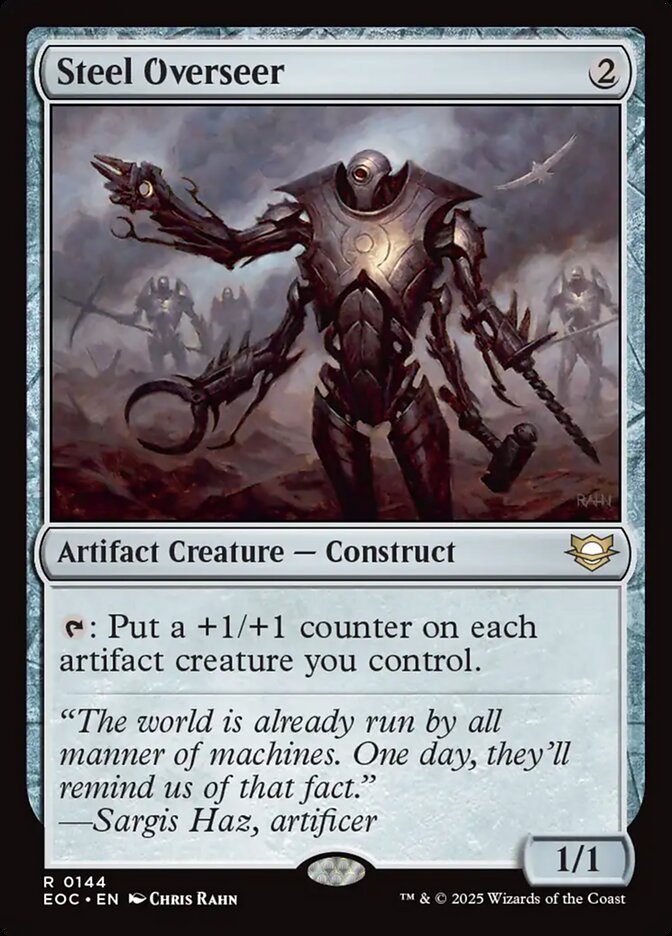 Steel Overseer – Rare Magic: The Gathering card from Edge of Eternities Commander (#144)