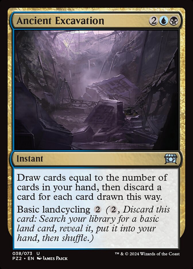 Ancient Excavation – Uncommon Magic: The Gathering card from The List (#PZ2-38)