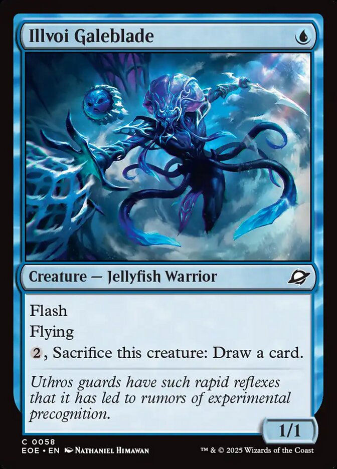 Illvoi Galeblade – Common Magic: The Gathering card from Edge of Eternities (#58)