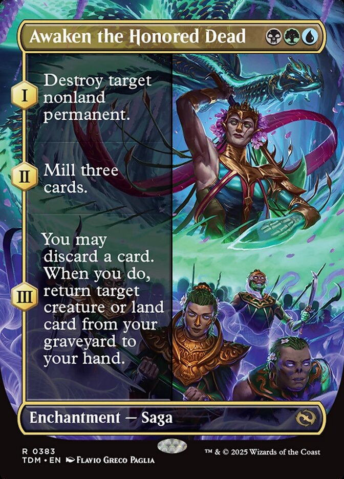 Awaken the Honored Dead – Rare Magic: The Gathering card from Tarkir: Dragonstorm (#383)