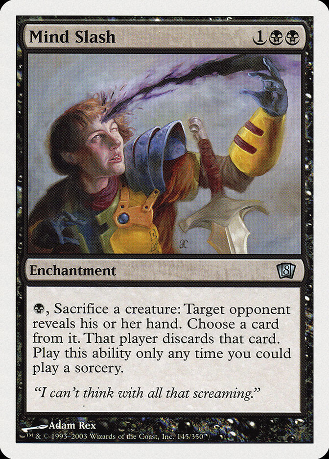Mind Slash – Uncommon Magic: The Gathering card from Eighth Edition (#145)