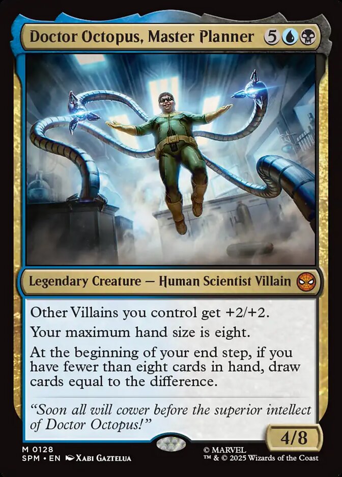 Doctor Octopus, Master Planner – Mythic Magic: The Gathering card from Marvel's Spider-Man (#128)