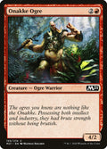 Onakke Ogre – Common Magic: The Gathering card from Core Set 2021 (#155)