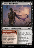 Callous Sell-Sword // Burn Together – Uncommon Magic: The Gathering card from Wilds of Eldraine (#221)
