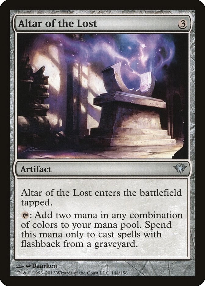 Altar of the Lost – Uncommon Magic: The Gathering card from Dark Ascension (#144)