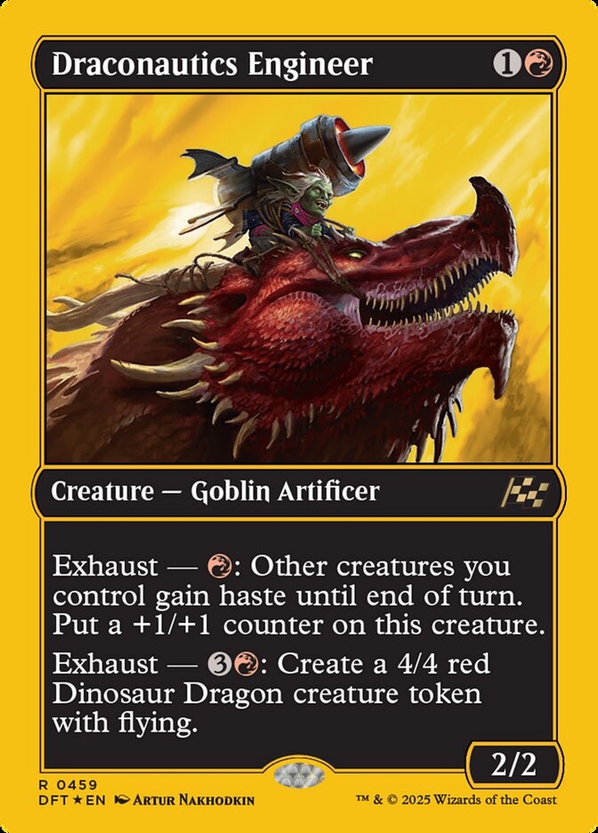 Draconautics Engineer – Rare Magic: The Gathering card from Aetherdrift (#459)