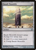 Basalt Monolith – Uncommon Magic: The Gathering card from Commander 2013 (#237)