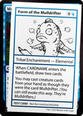 Form of the Mulldrifter – Rare Magic: The Gathering card from Mystery Booster Playtest Cards 2021 (#22)