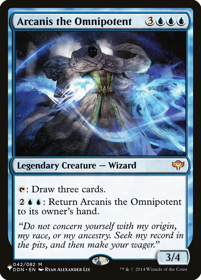 Arcanis the Omnipotent – Mythic Magic: The Gathering card from The List (#DDN-42)