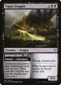 Topaz Dragon // Entropic Cloud – Uncommon Magic: The Gathering card from Commander Legends: Battle for Baldur's Gate (#153)