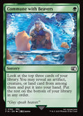 Commune with Beavers – Common Magic: The Gathering card from Final Fantasy (#182)