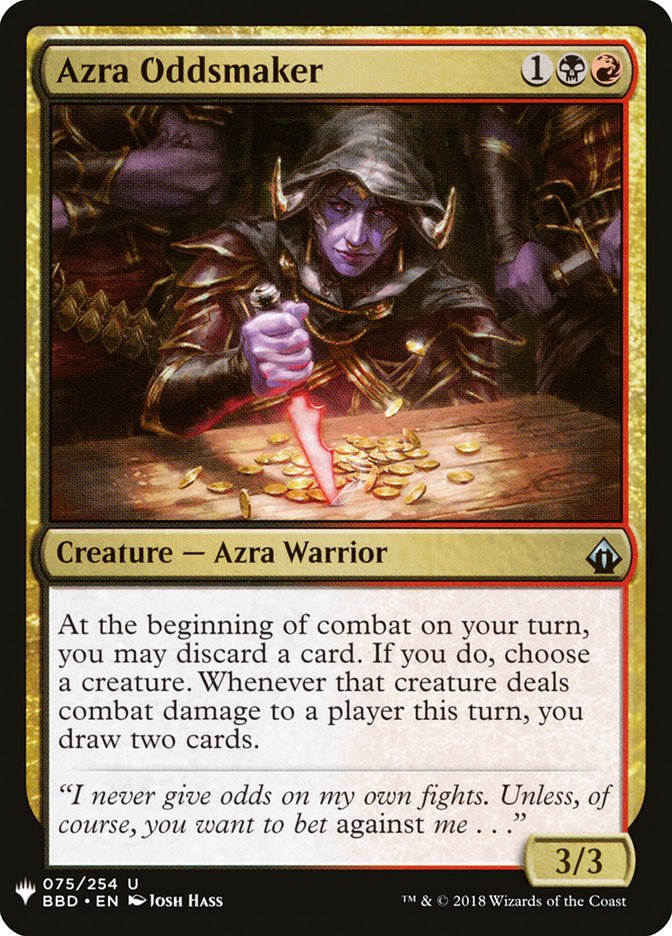 Azra Oddsmaker – Uncommon Magic: The Gathering card from The List (#BBD-75)