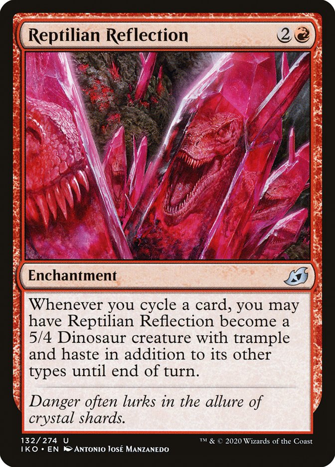 Reptilian Reflection – Uncommon Magic: The Gathering card from Ikoria: Lair of Behemoths (#132)