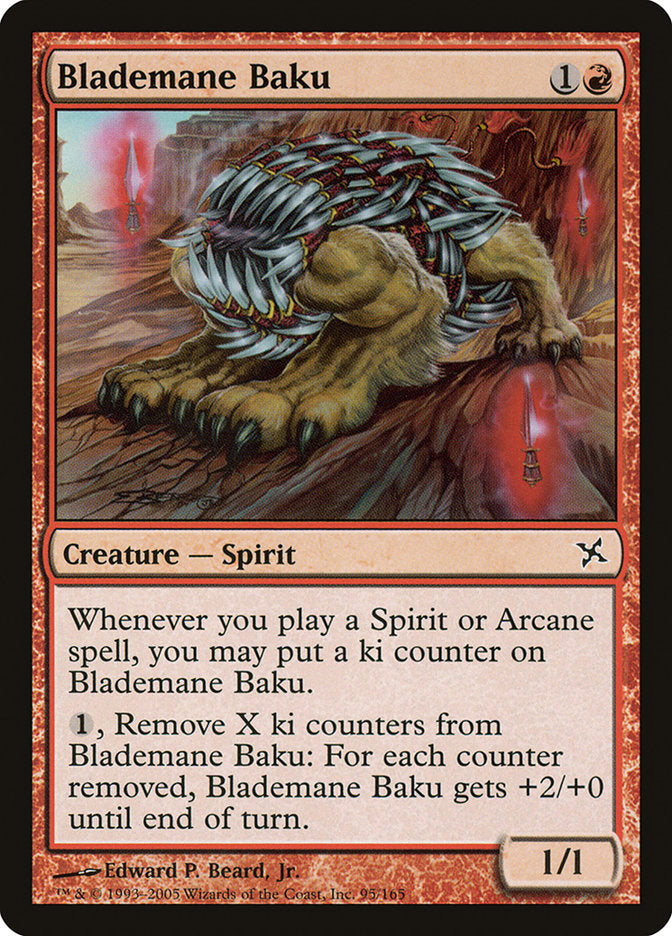Blademane Baku – Common Magic: The Gathering card from Betrayers of Kamigawa (#95)