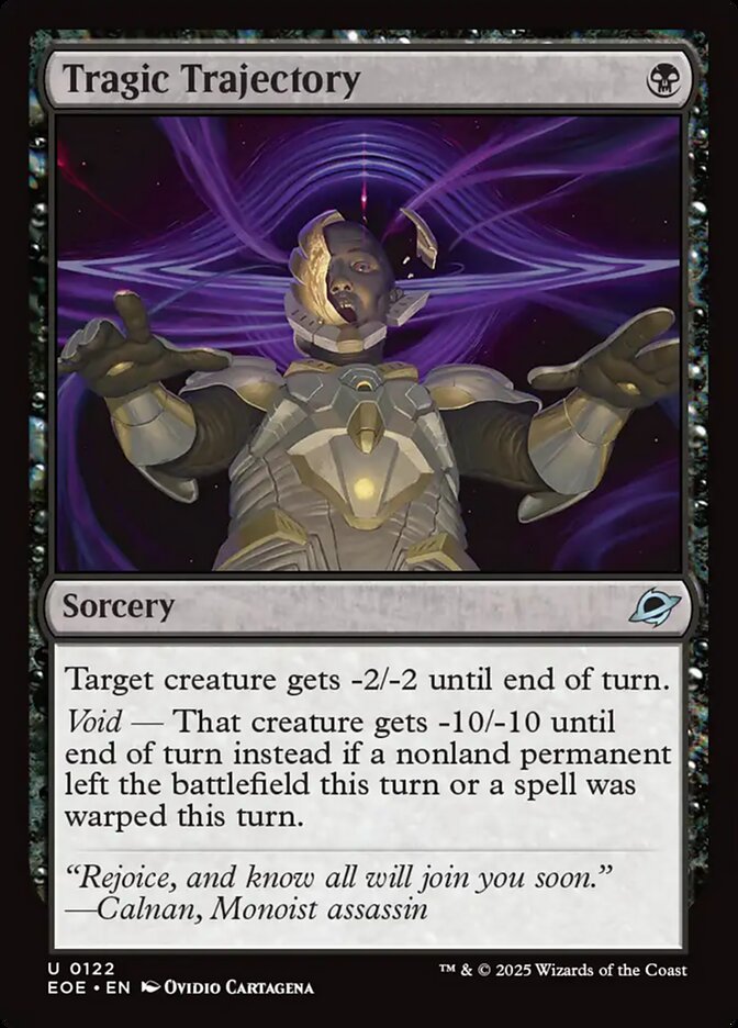 Tragic Trajectory – Uncommon Magic: The Gathering card from Edge of Eternities (#122)