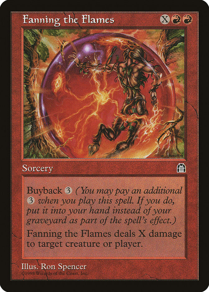 Fanning the Flames – Uncommon Magic: The Gathering card from Stronghold (#80)