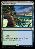 Yavimaya Coast – Rare Magic: The Gathering card from Bloomburrow Commander (#355)