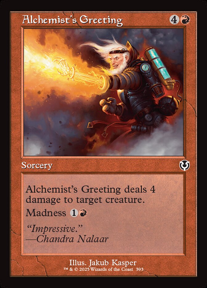 Alchemist's Greeting – Common Magic: The Gathering card from Innistrad Remastered (#393)