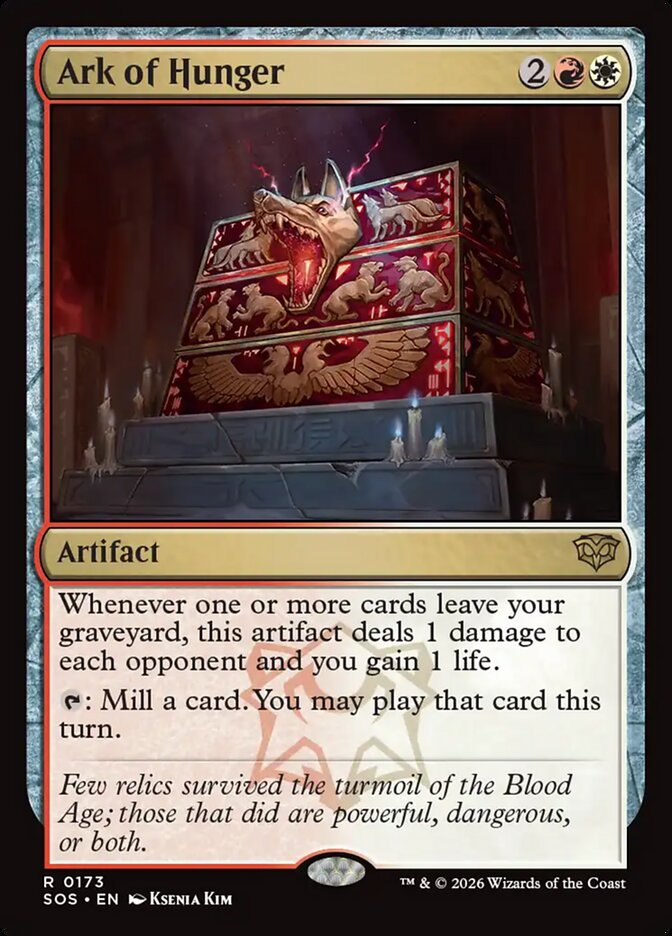 Ark of Hunger – Rare Magic: The Gathering card from Secrets of Strixhaven (#173)