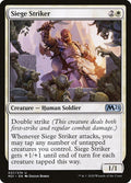 Siege Striker – Uncommon Magic: The Gathering card from Core Set 2021 (#37)