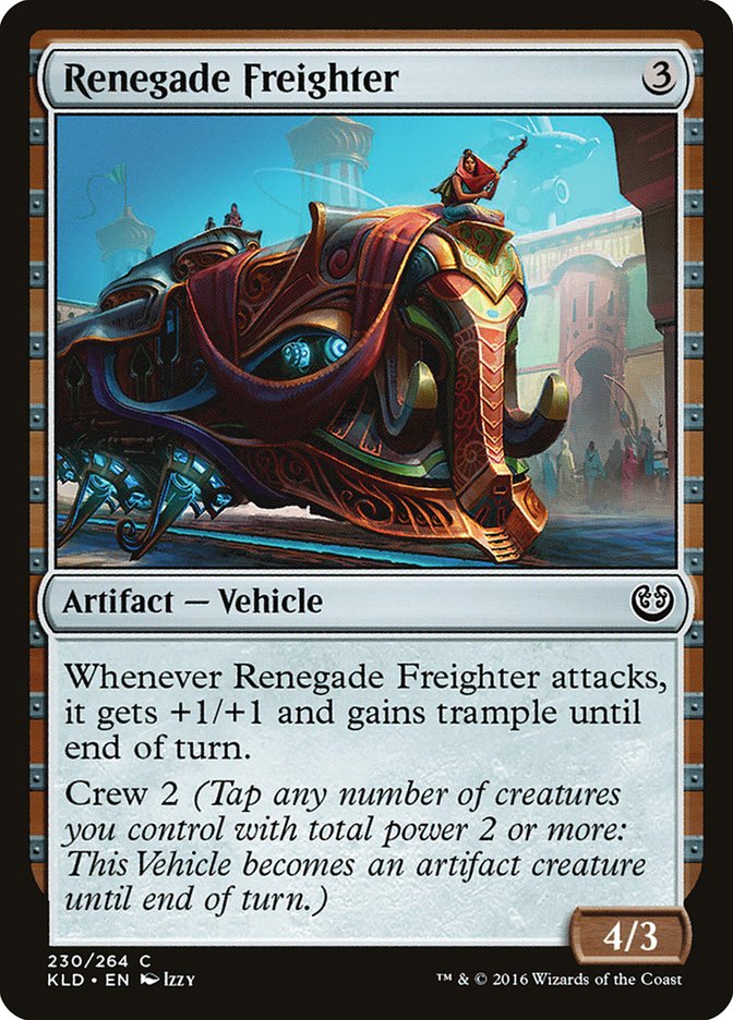 Renegade Freighter – Common Magic: The Gathering card from Kaladesh (#230)