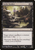 Geth's Verdict – Common Magic: The Gathering card from New Phyrexia (#61)