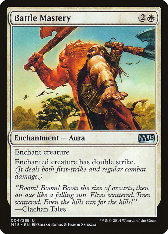 Battle Mastery – Uncommon Magic: The Gathering card from Magic 2015 (#4)