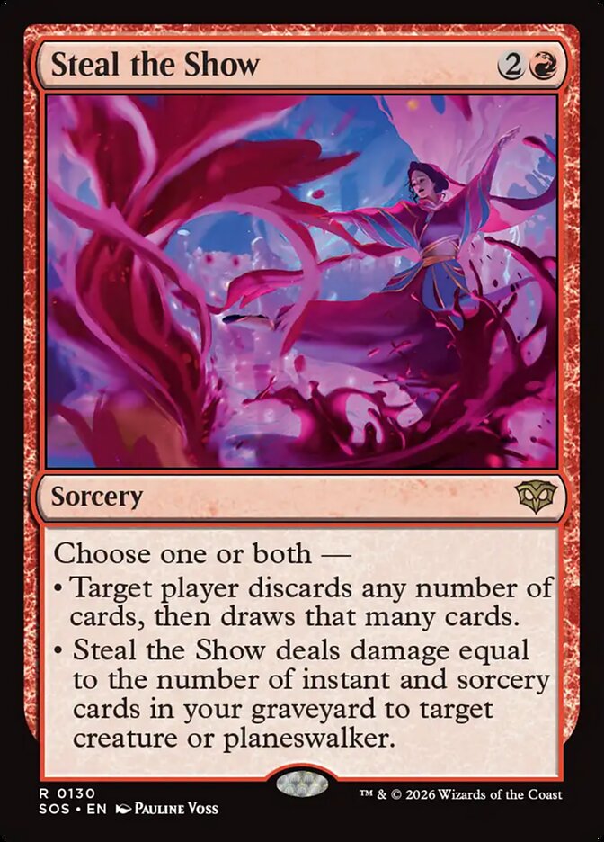 Steal the Show – Rare Magic: The Gathering card from Secrets of Strixhaven (#130)