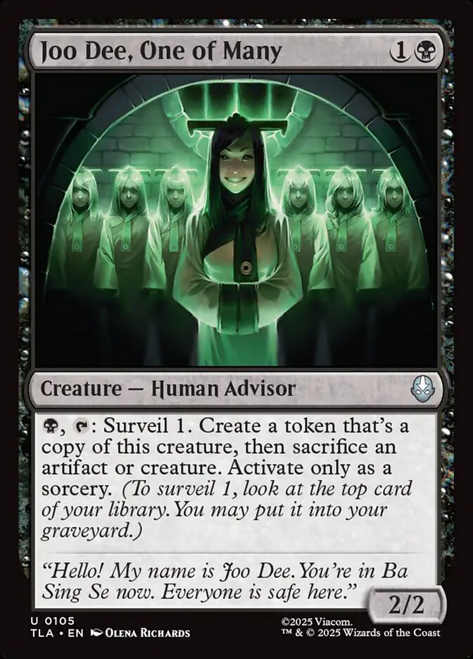 Joo Dee, One of Many – Uncommon Magic: The Gathering card from Avatar: The Last Airbender (#105)