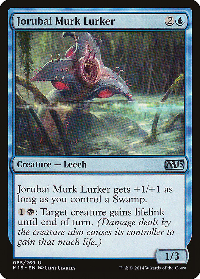 Jorubai Murk Lurker – Uncommon Magic: The Gathering card from Magic 2015 (#65)