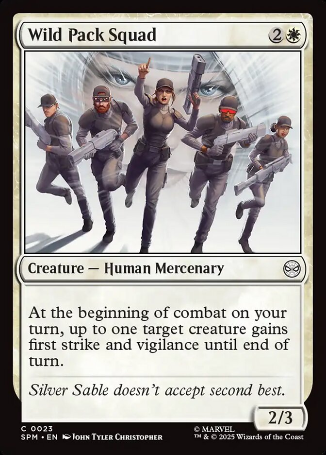 Wild Pack Squad – Common Magic: The Gathering card from Marvel's Spider-Man (#23)