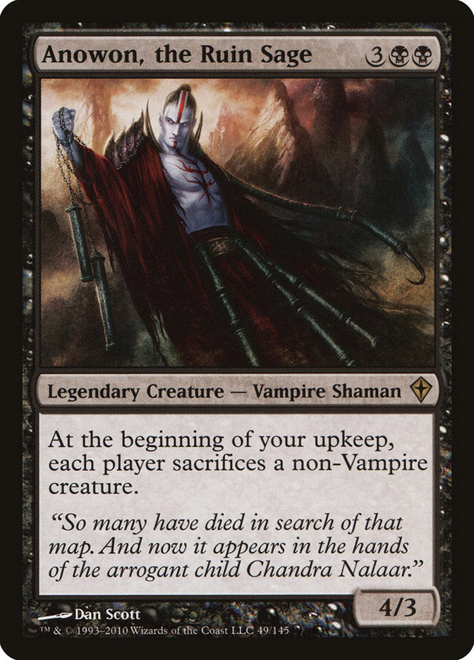 Anowon, the Ruin Sage – Rare Magic: The Gathering card from Worldwake (#49)