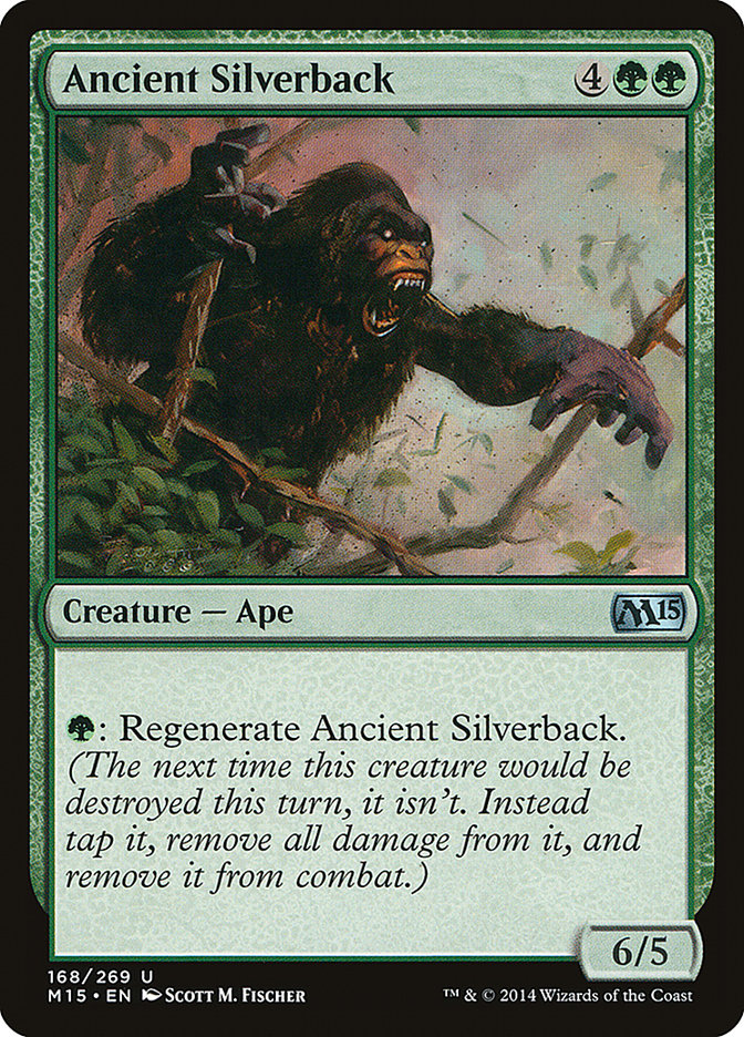 Ancient Silverback – Uncommon Magic: The Gathering card from Magic 2015 (#168)