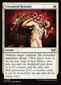 Unwanted Remake – Uncommon Magic: The Gathering card from Duskmourn: House of Horror (#39)