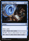 Contact Other Plane – Common Magic: The Gathering card from Commander Legends: Battle for Baldur's Gate (#62)