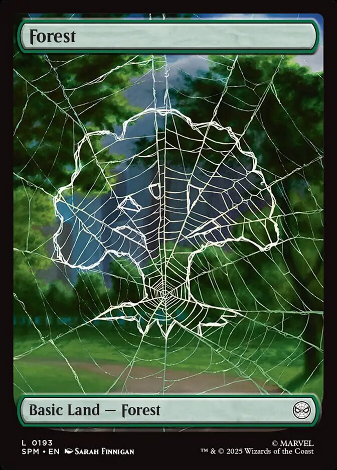 Forest – Common Magic: The Gathering card from Marvel's Spider-Man (#193)