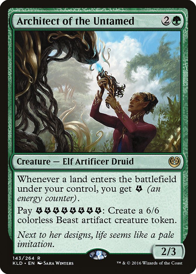 Architect of the Untamed – Rare Magic: The Gathering card from Kaladesh (#143)