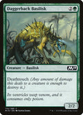 Daggerback Basilisk – Common Magic: The Gathering card from Core Set 2019 (#174)