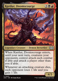Kardur, Doomscourge – Uncommon Magic: The Gathering card from Duskmourn: House of Horror Commander (#223)