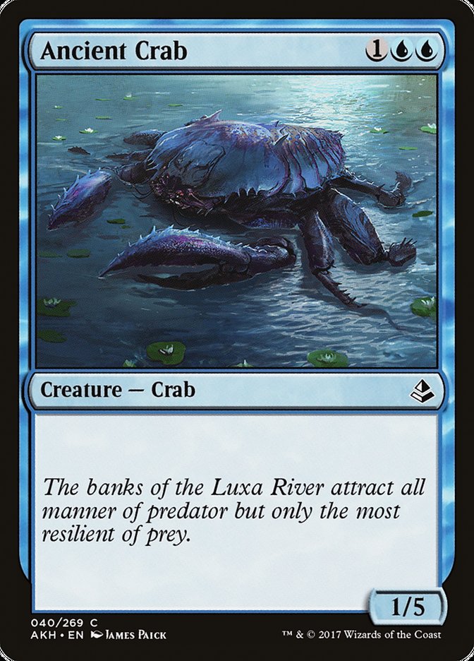 Ancient Crab – Common Magic: The Gathering card from Amonkhet (#40)