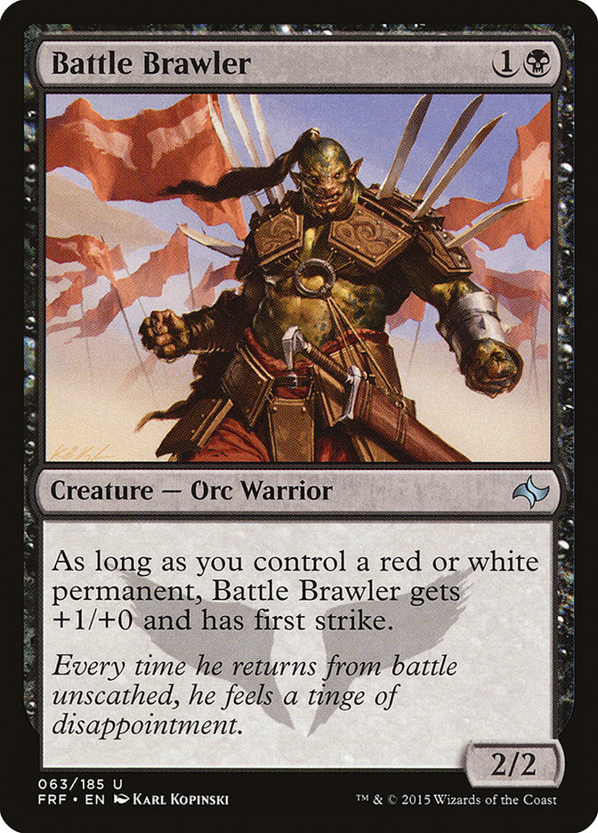 Battle Brawler – Uncommon Magic: The Gathering card from Fate Reforged (#63)